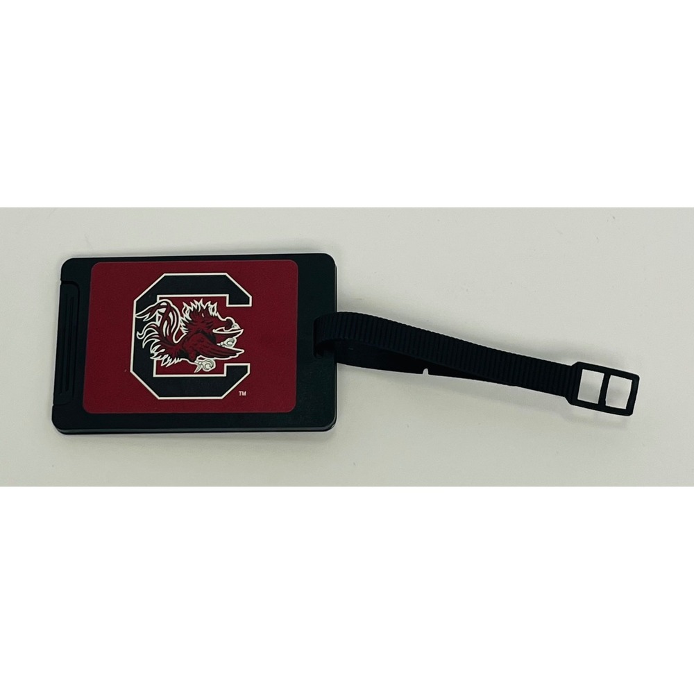 South Carolina Gamecocks Luggage Tag Garnet Black NCAA Bag ID 754603780073 NEW
